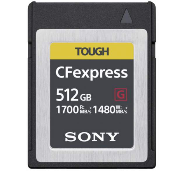 Karta pamięci Sony CF Express B 512GB CEB-G 1700mb/s