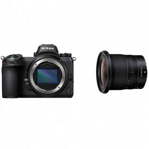 Aparat cyfrowy Nikon Z6 + ob. 14-30 mm F/4 + adapter