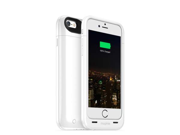 Mophie Juice Pack Plus - zewnętrzna bateria (3300mAh) wraz z obudową do iPhone 6/6s (kolor biały)
