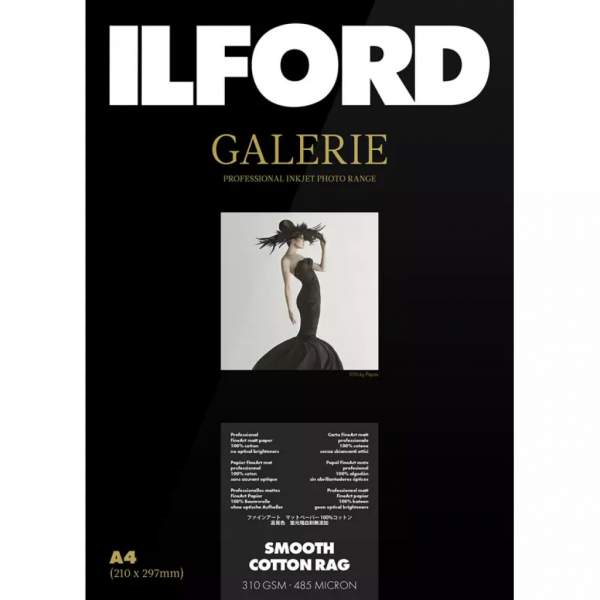 Papier Ilford Galerie Smooth Cotton Rag 310g A3+ 25 arkuszy