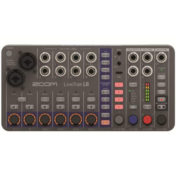 ZOOM ( ズーム ) / LiveTrak L6 ZOOM LiveTrak L6 + ユーロラックマウント・アダプタセット