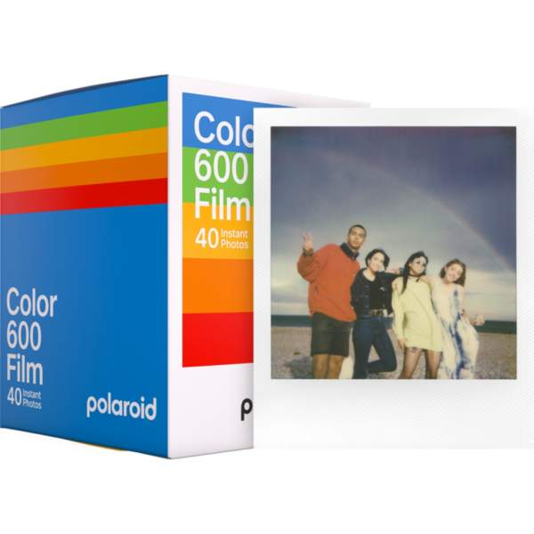 Wkłady Polaroid do aparatu serii 600 kolor - białe ramki - 16 szt. 5 pack