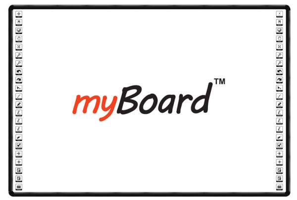 myBoard Tablica interaktywna dotykowa Black 90 ceramiczna Panorama