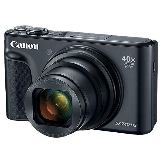 Aparat cyfrowy Canon PowerShot SX740 HS czarny