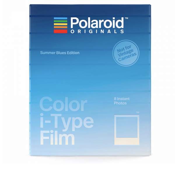 Wkłady Polaroid I-Type do aparatu OneStep 2 kolor - niebieskie ramki - opakowanie 8 szt.
