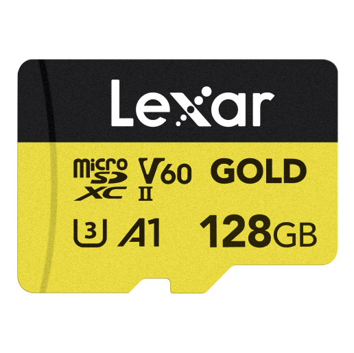 Karta pamięci Lexar microSDXC GOLD UHS-II/C10/A1/U3 V60 128GB