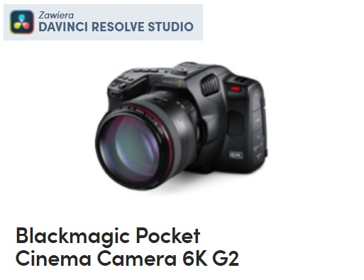 Kamera cyfrowa Blackmagic Kamera Pocket Cinema 6K G2