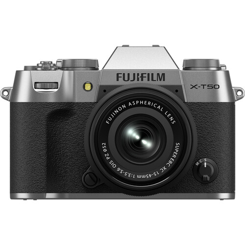 Aparat cyfrowy FujiFilm X-T50 + XF 15-45 mm srebrny