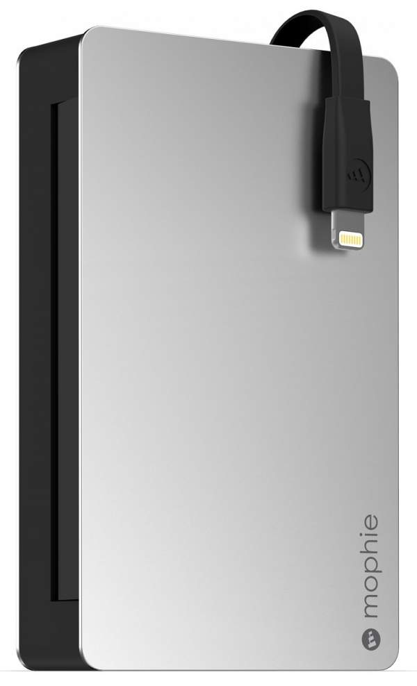 Mophie PowerStation Plus (7000 mAh) bateria zewnętrzna z wbudowanym kablem Lightning i portem USB