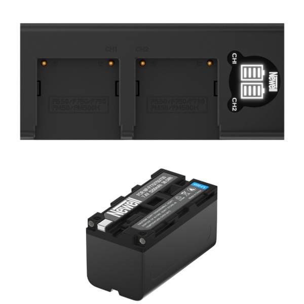 Ładowarka Newell dwukanałowa  DL-USB-C i akumulator NP-F770 do Sony