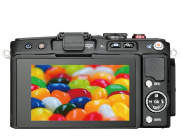 OLYMPUS E−PL6 E-PL6 BLACK Aparat cyfrowy Olympus PEN E-PL6 Czarny Body bezlusterkowiec