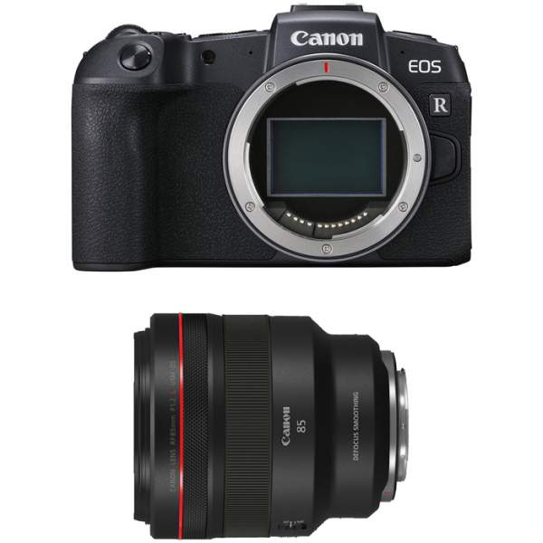 Aparat cyfrowy Canon Zestaw EOS RP body bez adaptera + RF 85mm F1.2 L USM DS 