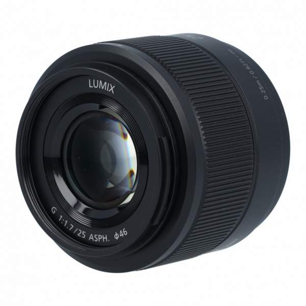 Obiektyw UŻYWANY Panasonic LUMIX G 25 mm f/1.7 czarny s.n H-H025