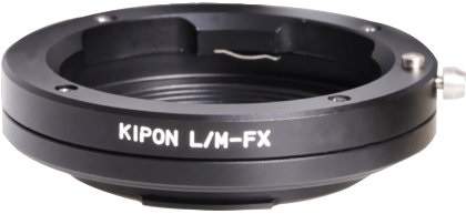 Kipon Adapter Fuji X body LEI/M-FX