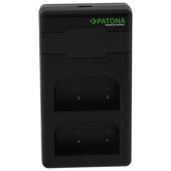 Ładowarka Patona Premium Twin Performance PD do Olympus BLX-1 z kablem USB-C