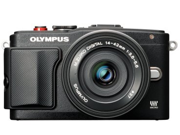 Olympus E-PL6 Expression Kit czarny + ob. 14-42 ED czarny +