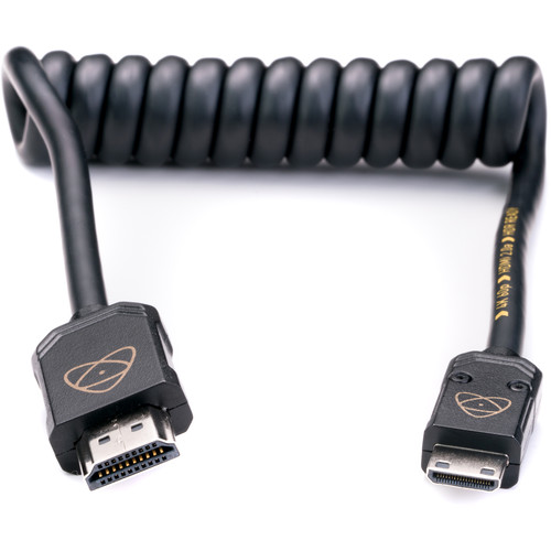 Atomos Kabel spiralny Full HDMI / mini HDMI 4K60p (30-60cm) [ATOM4K60C3]