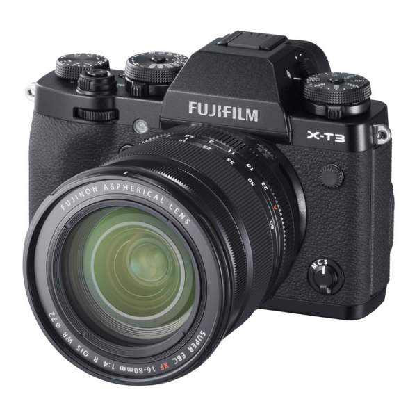 Aparat cyfrowy FujiFilm X-T3 + ob. XF 16-80 mm f/4 OIS WR czarny