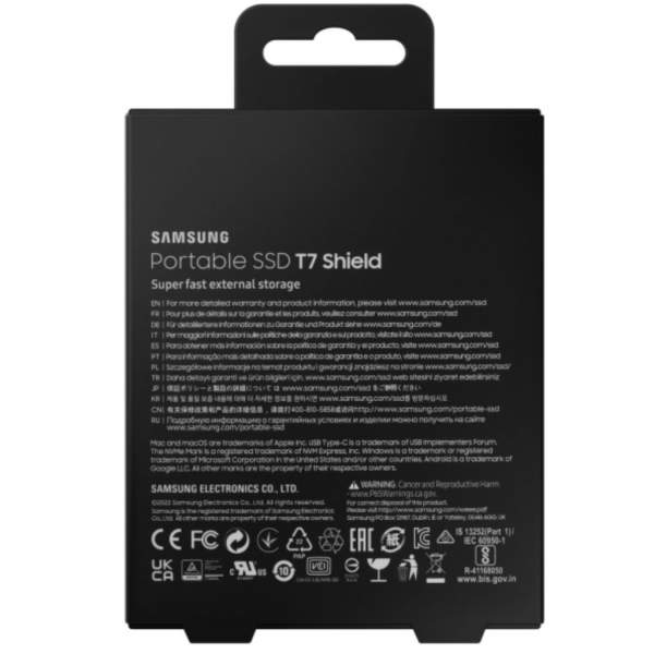 新品】SAMSUNG T7 Shild 4TB ブラック Dysk przenośny 4TB SSD T7 Shield 3.2 | Samsung Polska