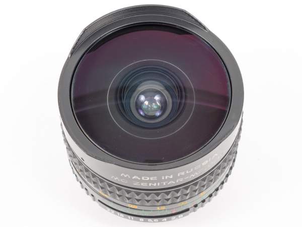 Zenit 16mm f/2.8 MC Fish-eye Nikon s.n. 61239 - Używane