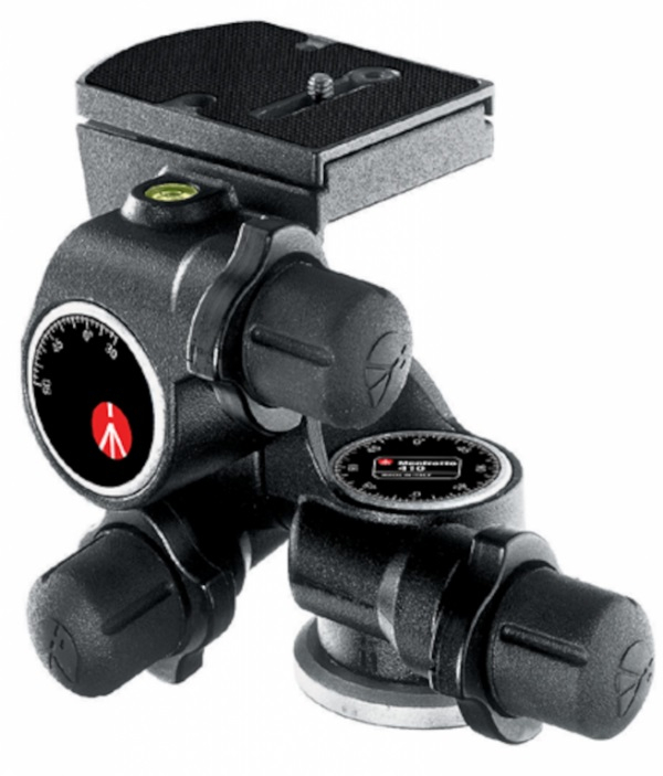 Głowica Manfrotto 410 JUNIOR z przekładnią zębatą, płytka 410PL/RC4 OUTLET