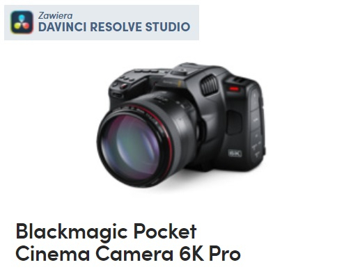 ビデオカメラ Blackmagic pocket cinema camera 6k PRO Blackmagic Pocket Cinema Camera 6K Pro - Sklep IT Media