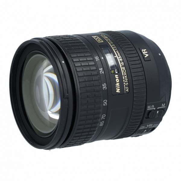 Obiektyw UŻYWANY Nikon Nikkor 16-85 mm f/3.5-5.6G ED VR AF-S DX sn. 22190751