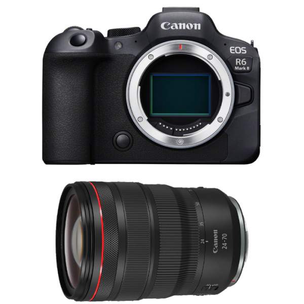 Aparat cyfrowy Canon EOS R6 Mark II + RF 24-70 mm f/2.8 L IS USM