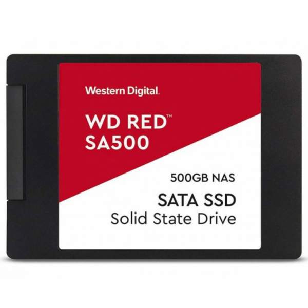 Dysk wewnętrzny Western Digital 2,5 SSD Red 500GB (odczyt do 560MB/s)