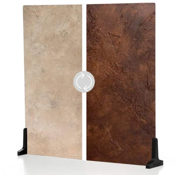 Tło plastikowe V-Flat World Duo Boards Ciemne palenie/marokańskie błoto