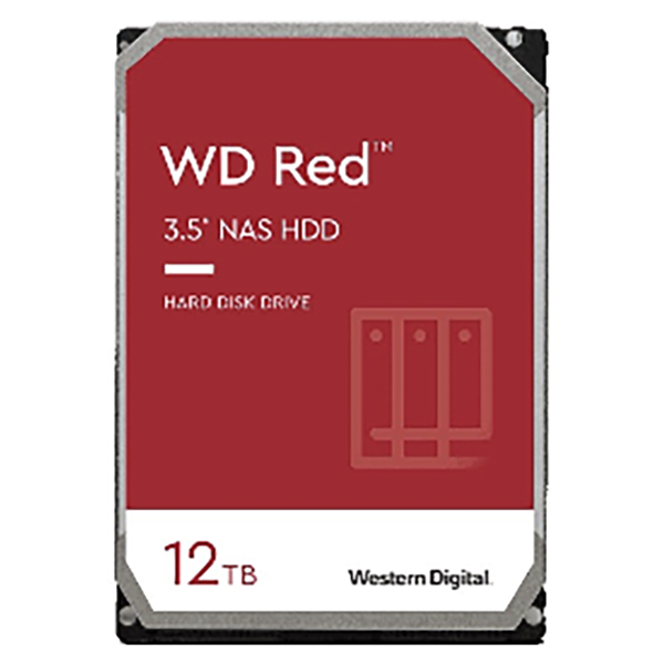 Dysk Western Digital 3,5 HDD Red Plus 12TB/256MB/5400rpm