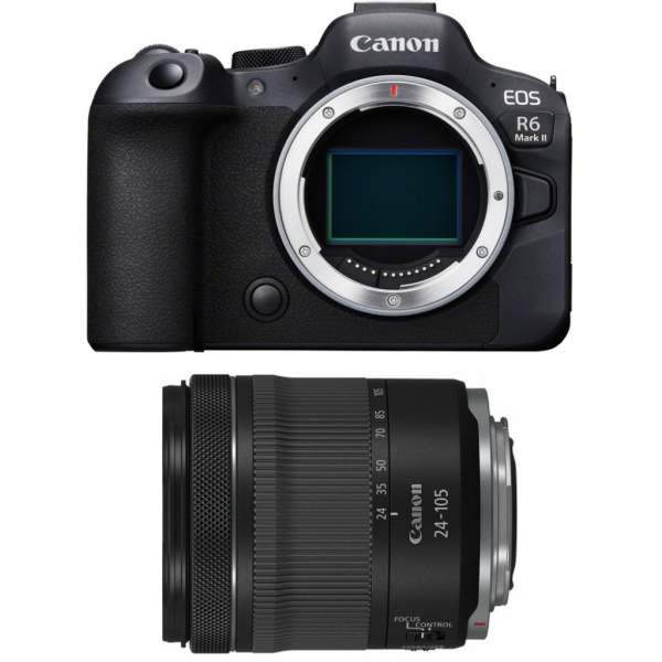 Aparat cyfrowy Canon EOS R6 body mark II + ob. 24-105mm F4-7.1 IS STM 