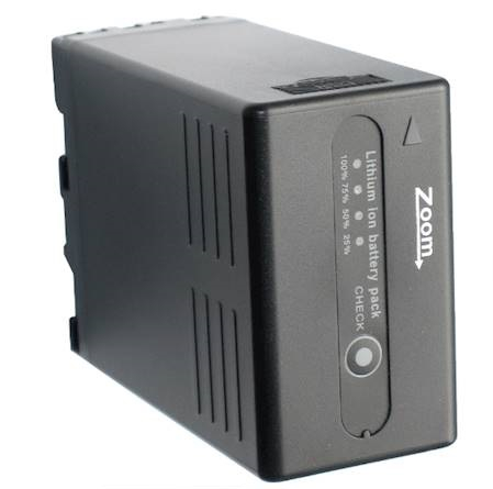 Akumulator Zoom BP-U65 zamiennik 95.5Wh D-TAP/USB Sony BP-U (PXW FS5/FS7/FX6/FX9/Z280/X280)
