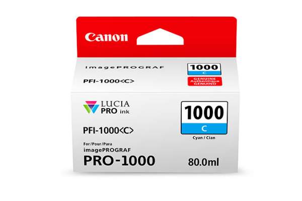 Tusz Canon PFI-1000C Cyan