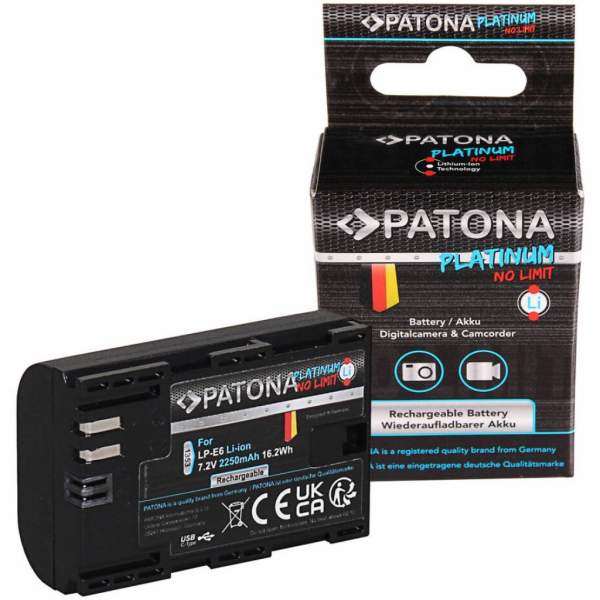 Akumulator Patona Platinum LP-E6 z USB-C