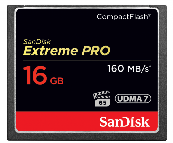 Karta pamięci Sandisk CompactFlash EXTREME PRO 16 GB 160 MB/s