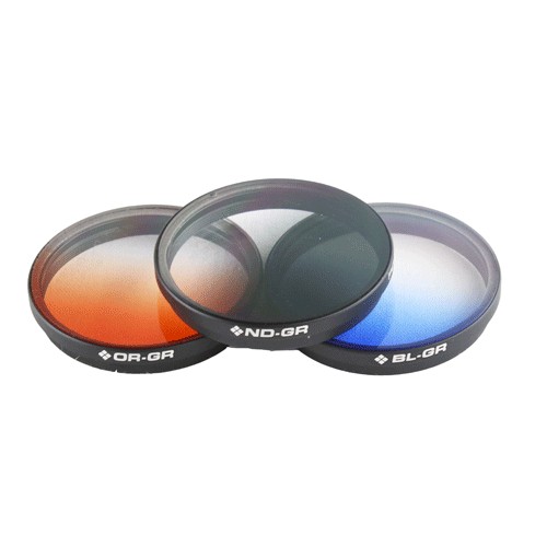 Polar Pro Zestaw 3 filtrów do DJI Inspire 1 / Osmo (ND8 Gradient Filter, Tobacco/Orange Filter, Blue Filter)