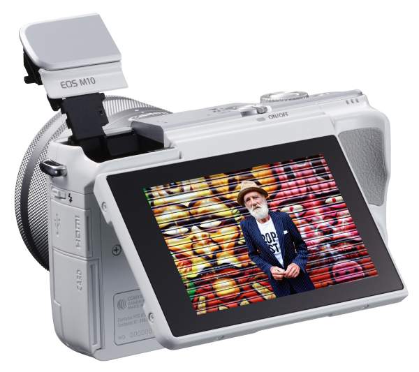 Canon EOS M10 + ob. 15-45 IS STM biały - Aparaty cyfrowe - Foto