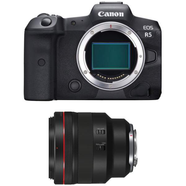 Aparat cyfrowy Canon EOS R5 body + RF 85 F 1.2 L USM 