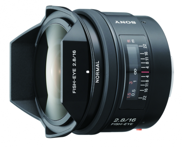 Obiektyw Sony 16 mm f/2.8 Fisheye rybie oko (SAL16F28.AE) / Sony A