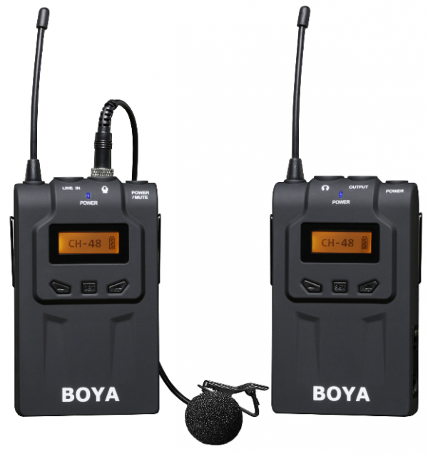 BOYA Mikrofon pojemnościowy BY-WM6 zestaw bezprzewodowy BY-WM6