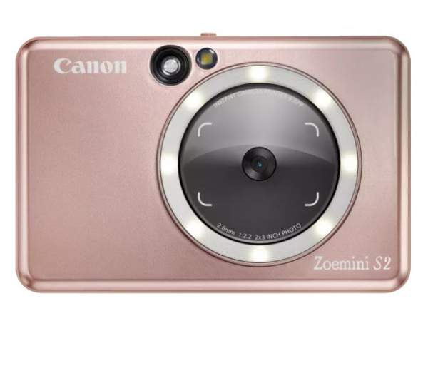 Aparat Canon Zoemini S2 matowa różowe złoto