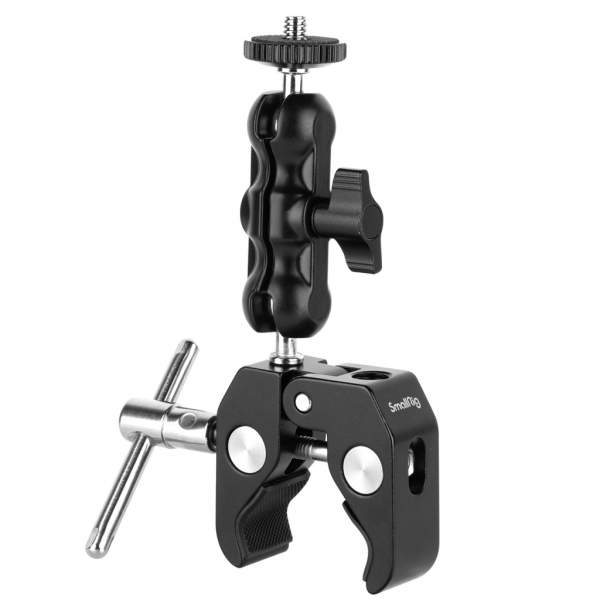 CAMBOFOTO Super Clamp Mit 360° Doppel Kugelkopf - Magic Arm Für Kamera Zubehör