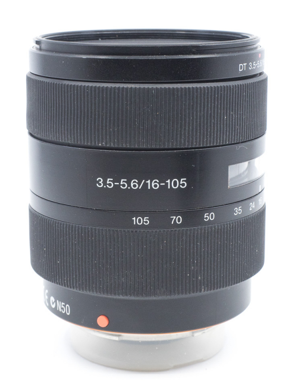 Obiektyw UŻYWANY Sony 16-105 mm f/3.5-f/5.6 DT (SAL16105.AE) / Sony A s.n. 1825891