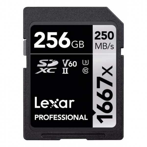 Karta pamięci Lexar 256GB 1667x UHS-II U3 V60