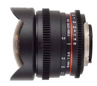 Obiektyw Samyang 8 mm T3.8 Fish-eye VDSLR CS II / Canon
