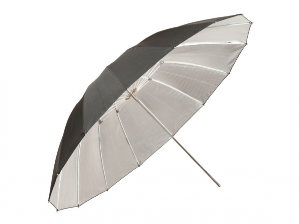 Parasol Funsports paraboliczny srebrny 180cm