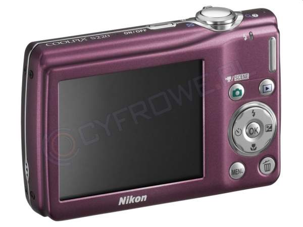 NIKON COOLPIX S220 FIOLETOWY - Cyfrowe.pl