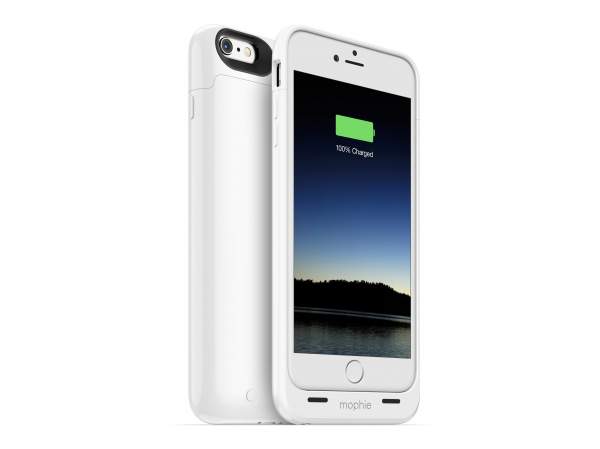 Mophie Juice Pack - zewnętrzna bateria (2600mAh) wraz z obudową do iPhone 6 Plus (kolor biały)