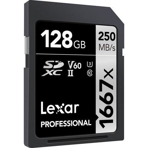 Lexar LEXAR 128GB 1667x SDXC UHS-II U3 V60 - Karty pamięci - Foto